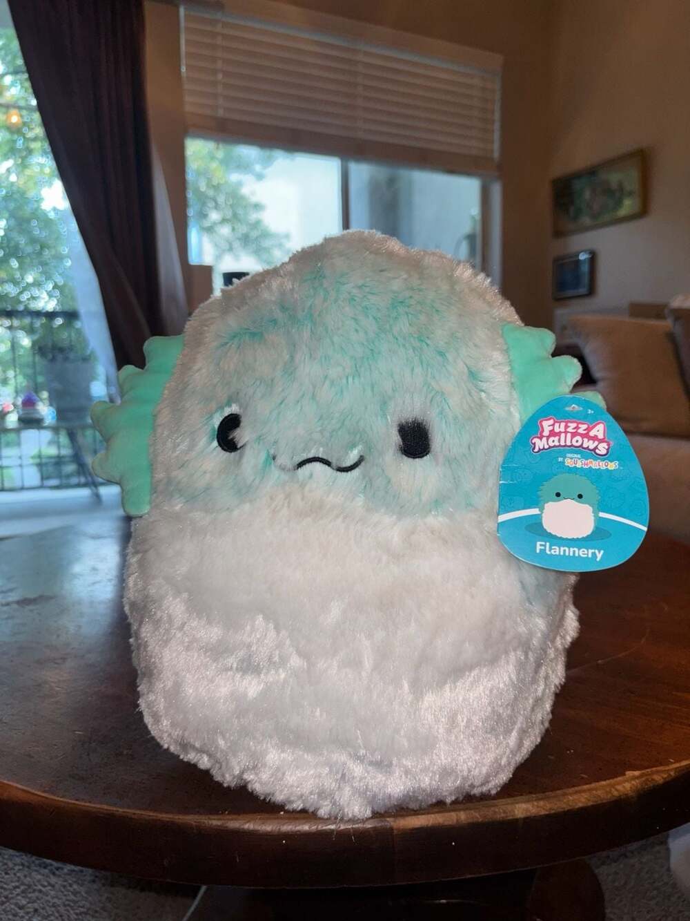 Squishmallows Fuzz-A-Mallows 12-inch Flannery the Bearded Dragon Plush Toy
